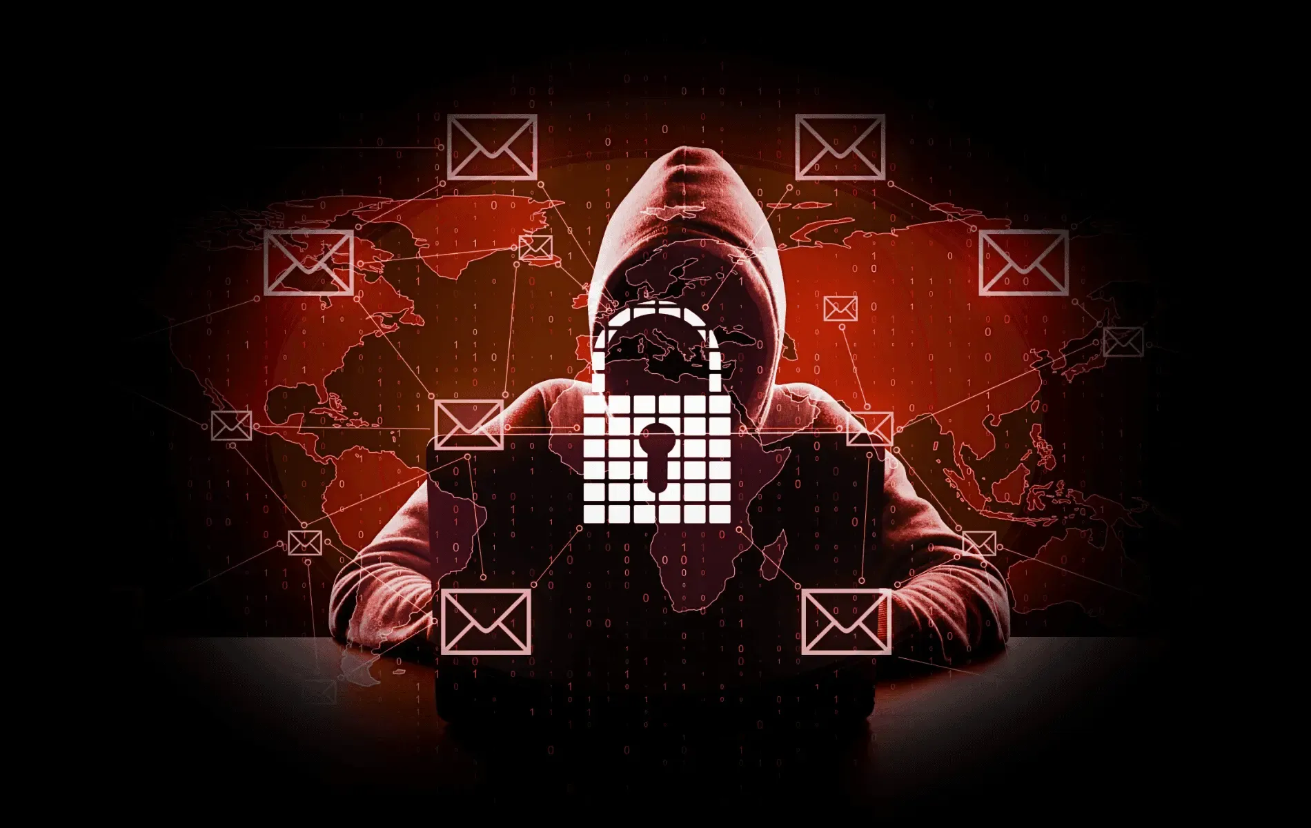 Social engineering illustration