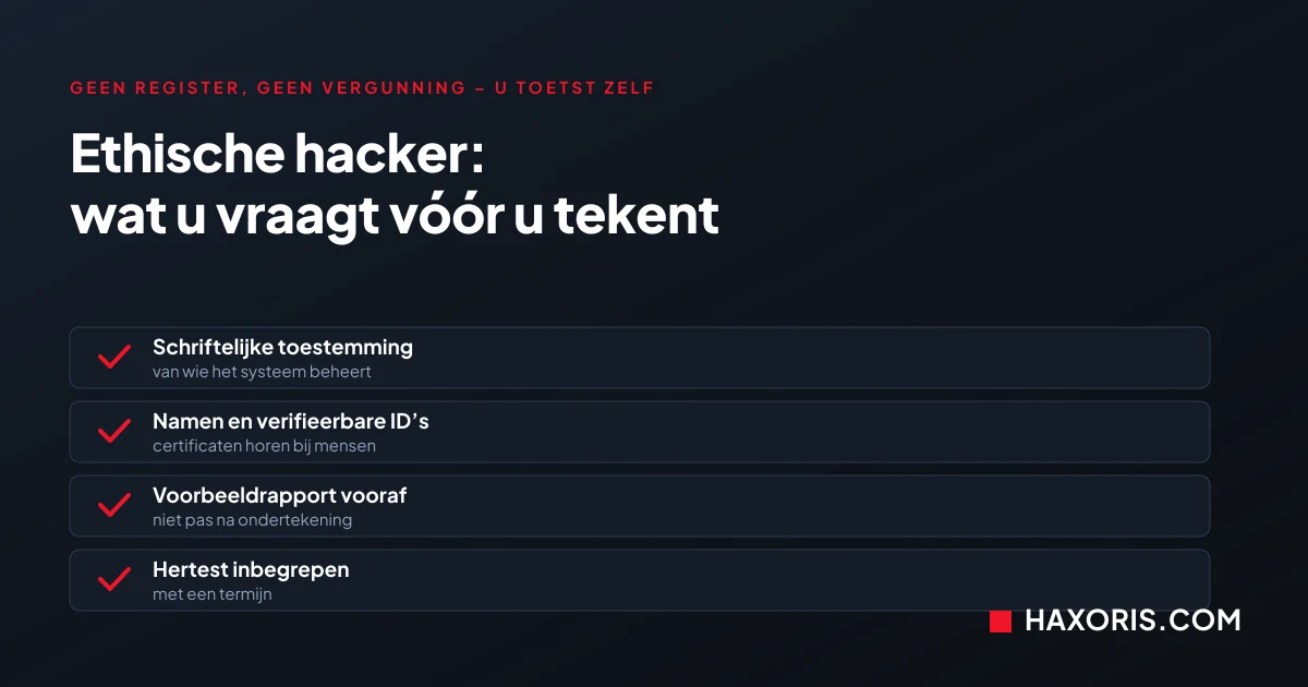 ethische hacker inhuren