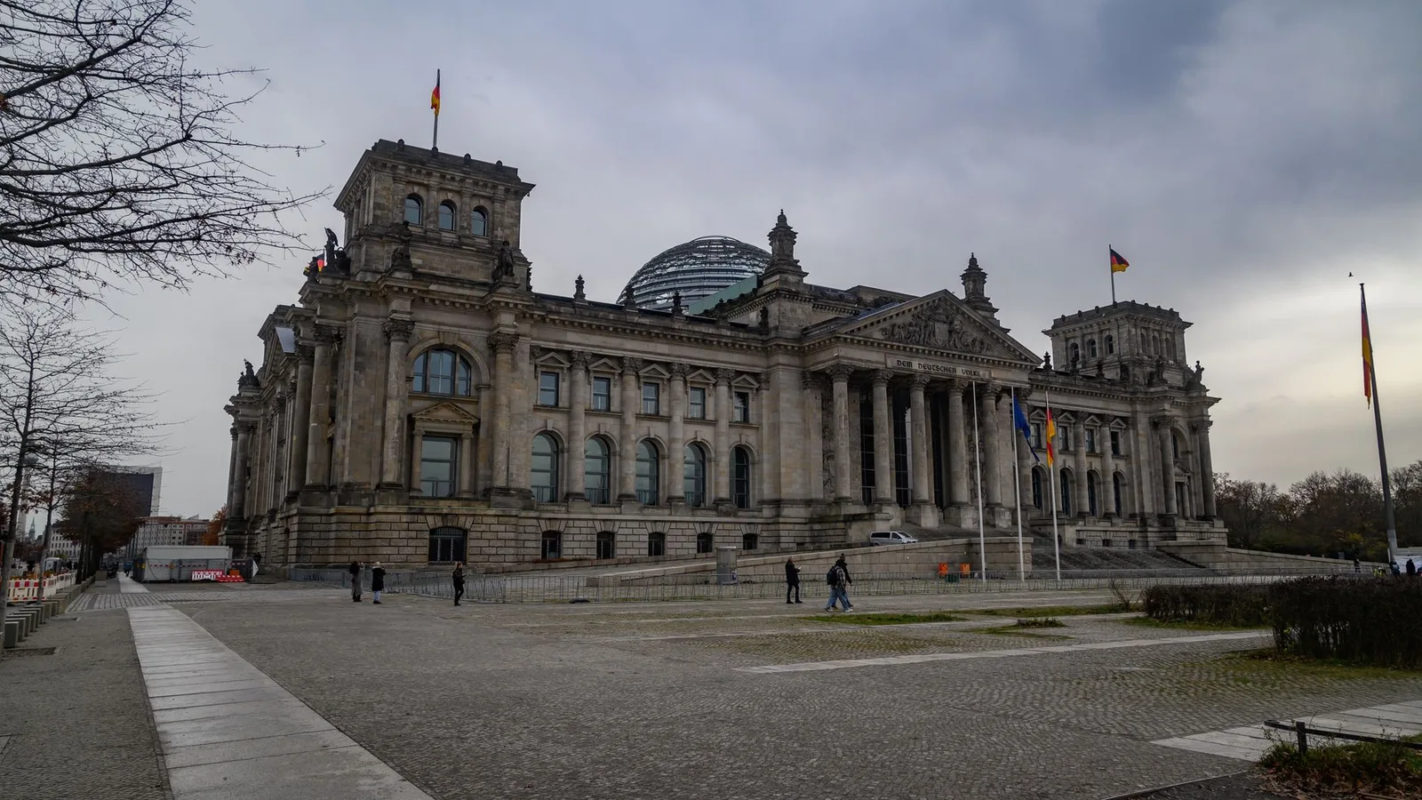 Das Reichstagsgebäude in Berlin
